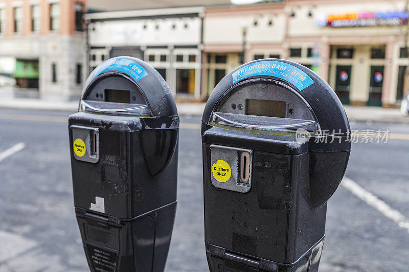 Parking Meters，马马罗内克，纽约